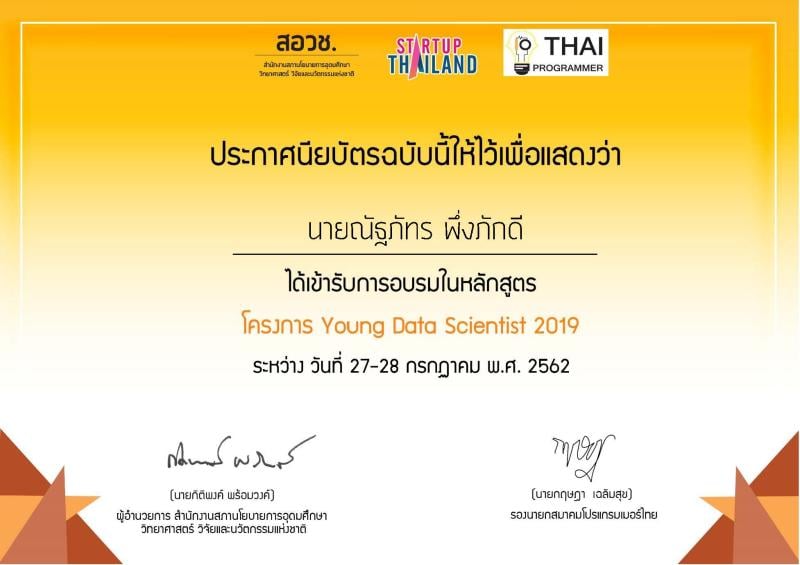 Young Data Scientist 2019